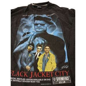 Vintage Give Me Face New Jack City Parody Flack Jacket T-Shirt 3XL Mens